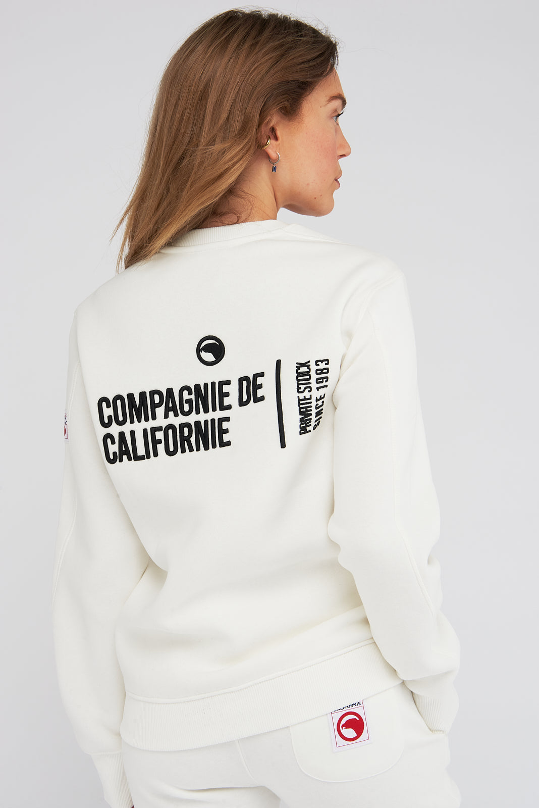 SWEAT COL ROND BRODERIE 2